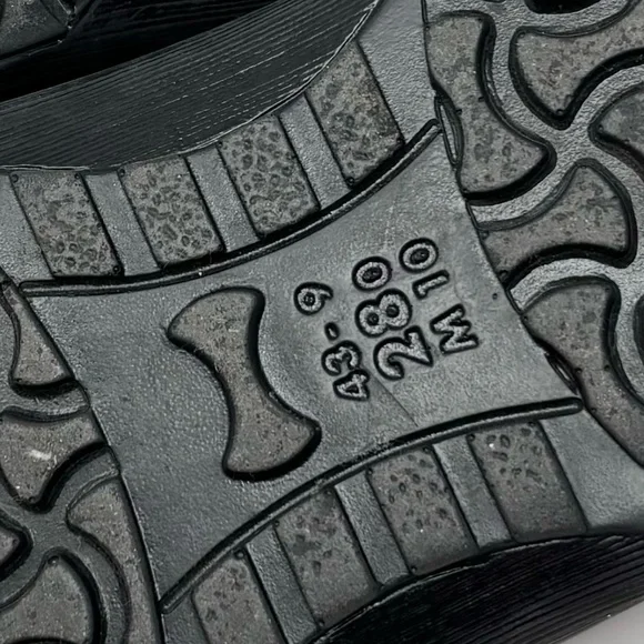 Birkenstock Ges Gesch Mens Rubber Slip On Clogs Black Size 10 - Picture 5 of 7